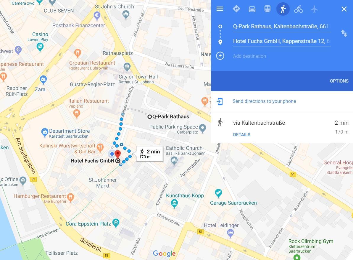 Hotel Fuchs "Life-Style Mit Night-Life" Saarbrücken Exteriör bild